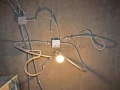 Электрическая разводка на потолке типа «паучок»